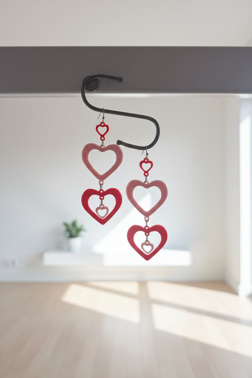 Valentines earrings